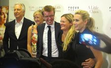 A Little Chaos on the red carpet - Alan Rickman, producer Gail Egan, composer Peter Gregson, cinematographer Ellen Kuras and Kate Winslet